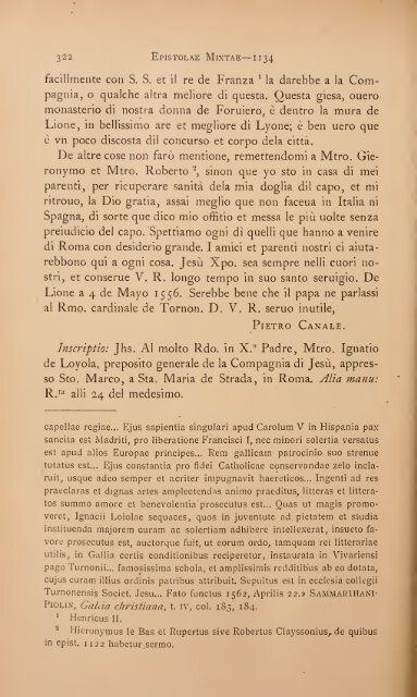 Epistolae mixtae, ex variis Europae locis ab anno 1537 ad ... - Libr@rsi