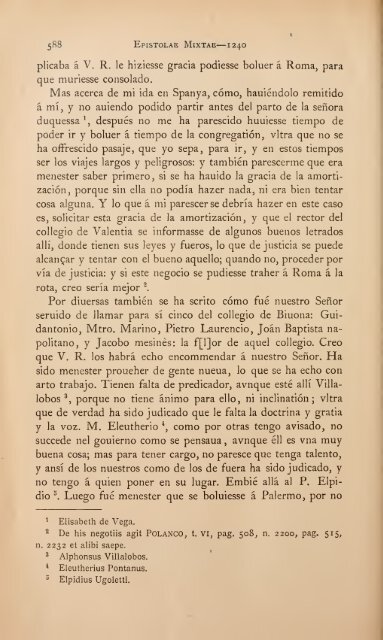 Epistolae mixtae, ex variis Europae locis ab anno 1537 ad ... - Libr@rsi