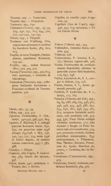 Epistolae mixtae, ex variis Europae locis ab anno 1537 ad ... - Libr@rsi