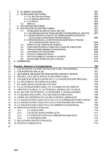 RESOLUCIONES DE POLÃTICAS SECTORIALES - TCM-UGT