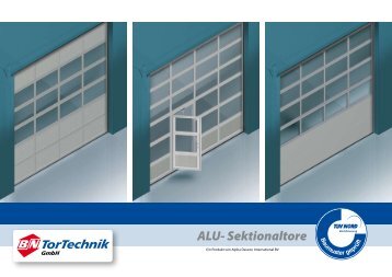 ALU- Sektionaltore - B+N TorTechnik