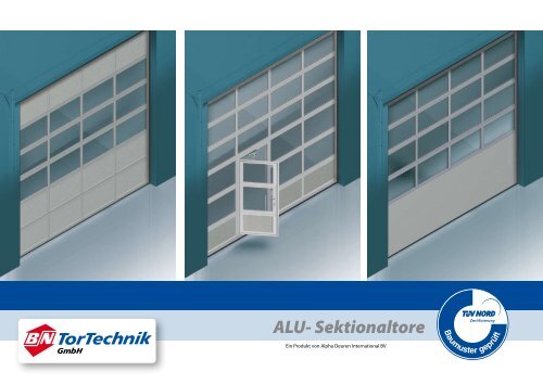 ALU- Sektionaltore - B+N TorTechnik