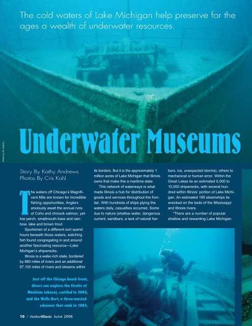 OutdoorIllinois June 2006 Underwater Museums ... - Illinois DNR