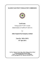 Uttar Gujarat Vij Company Limited - GERC
