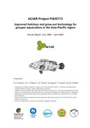 ACIAR Project FIS/97/73 - Library - Network of Aquaculture Centres ...