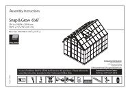 Snap & Grow 6'x8' - International Greenhouse Company