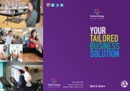 Sport & Leisure Sector Leaflet (PDF) - Trafford College