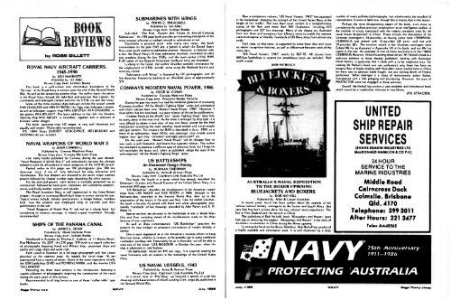 Jul and Oct 1986 - Navy League of Australia