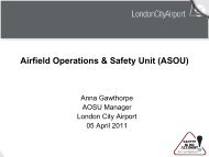 Airfield Operations & Safety Unit - London City Airport Consultative ...