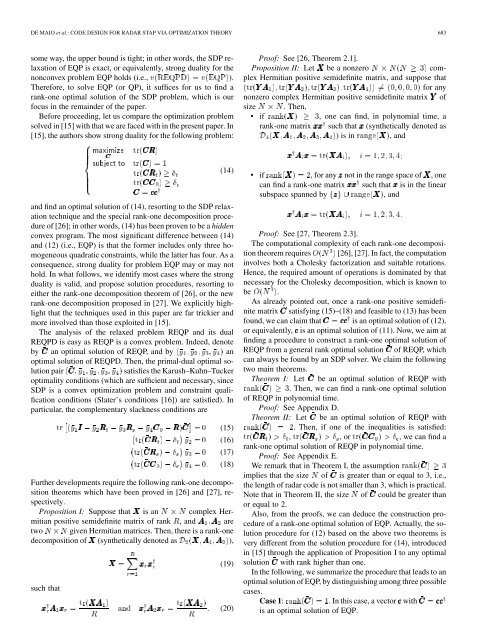 Code Design for Radar STAP via Optimization Theory