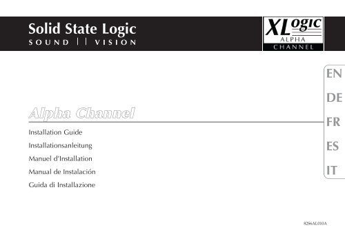 Alpha Channel - Solid State Logic