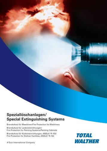 Speziallöschanlagen/ Special Extinguishing Systems