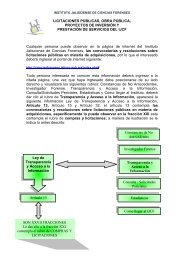 LICITACIONES PÃBLICAS, OBRA PÃBLICA, PROYECTOS DE ...