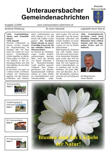 Ausgabe 2/2008 (2,19 MB) - Unterauersbach