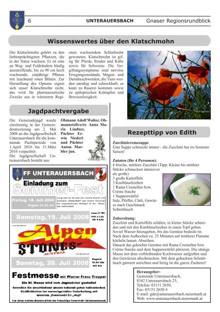 Ausgabe 2/2008 (2,19 MB) - Unterauersbach