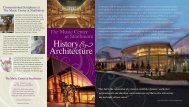 History and Architecture of the Music Center at Strathmore