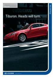 Tiburon. Heads will turn. - Extranet - Hyundai