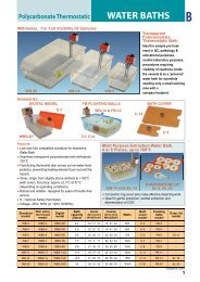 b water baths - MRC LABS