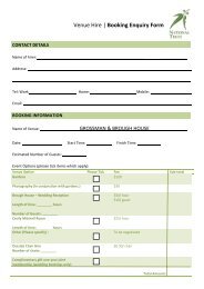 Download Booking Form - National Trust of Australia