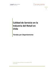 Calidad de Servicio en la Industria del Retail en Chile - Ceret