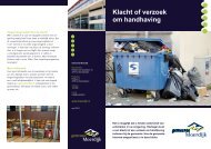 Klacht of verzoek om handhaving - gemeente Moerdijk