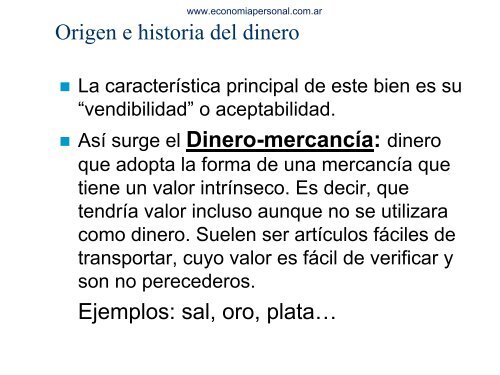 Dinero-y-Oferta-Monetaria - Economía Personal