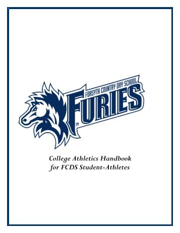 College Athletics Handbook for FCDS Student-Athletes