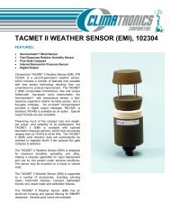 tacmet ii weather sensor