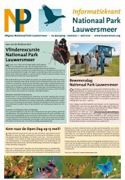 Infokrant NP Lauwersmeer voorjaar 2010.pdf - Stichting ...