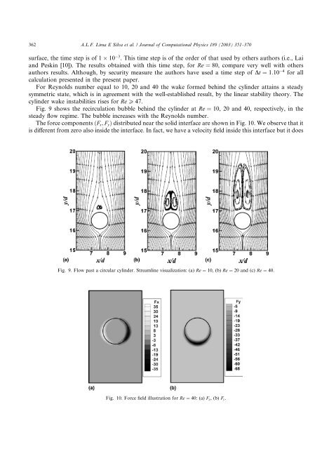 Numerical simulation of two-dimensional flows over a circular ...