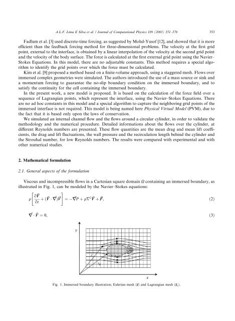 Numerical simulation of two-dimensional flows over a circular ...