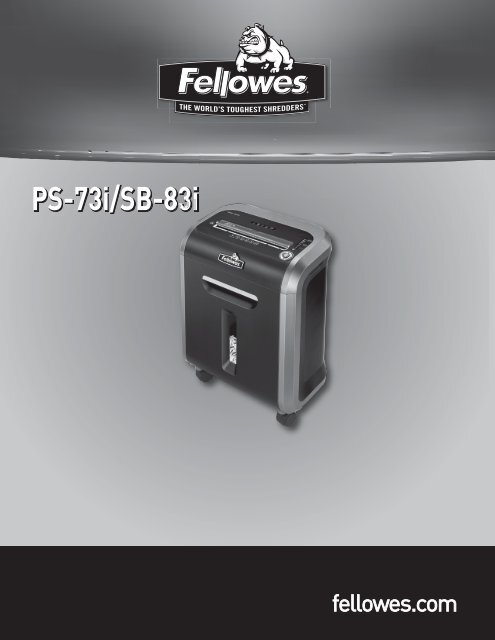 PS-73i/SB-83i Manual - Fellowes