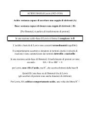 Chimica Inorganica (Parte 6) - Università degli Studi dell'Insubria