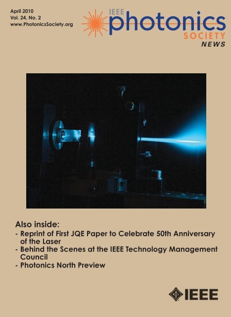 PDF of April Issue - IEEE Photonics Society