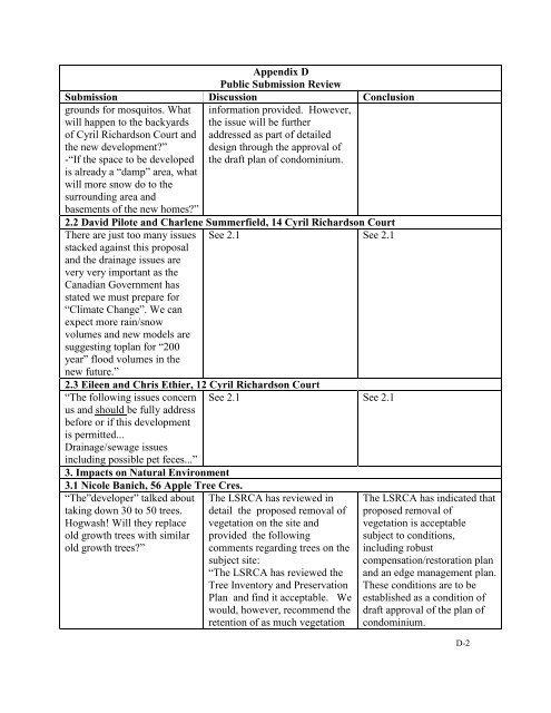 REPORT - The Township of Uxbridge