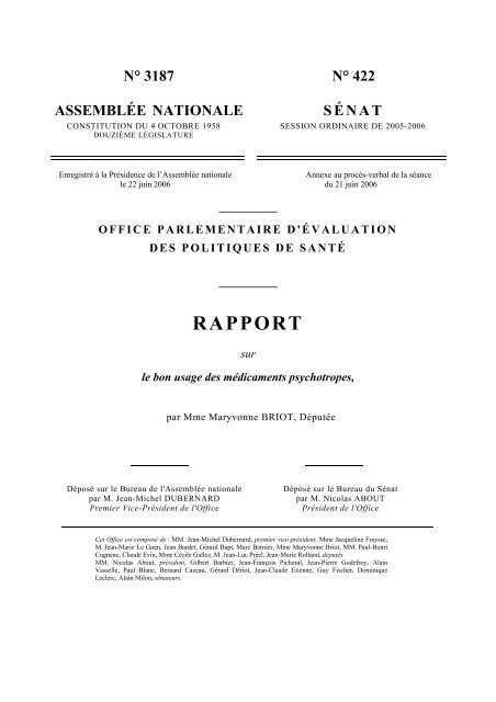 RAPPORT - SFRMS