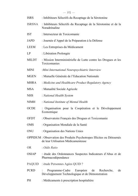 RAPPORT - SFRMS