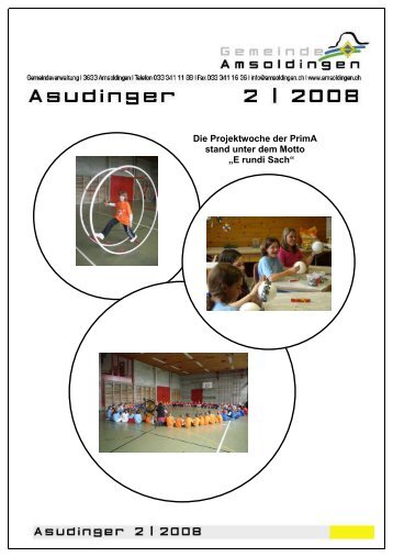"Asudinger 2_2008" Juli 2008 - Amsoldingen