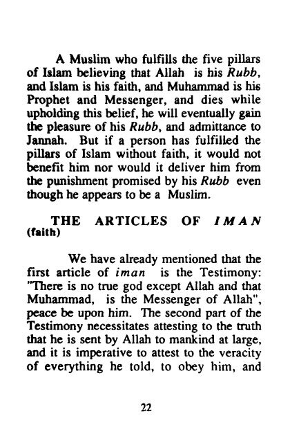 The Principles of Islam - PDF - Islam 114 Dawah Group