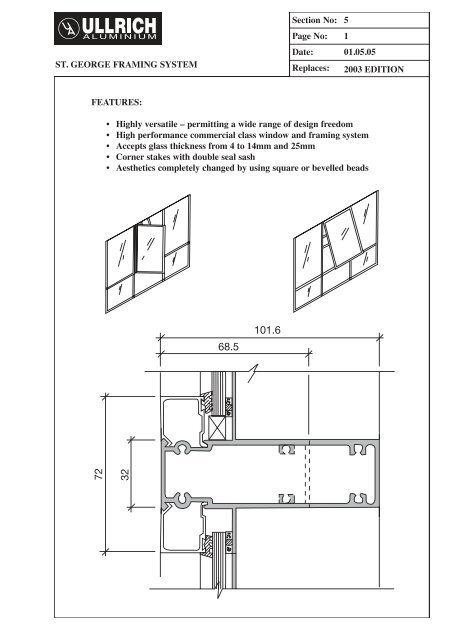 Commercial Framing Systems - Ullrich Aluminium