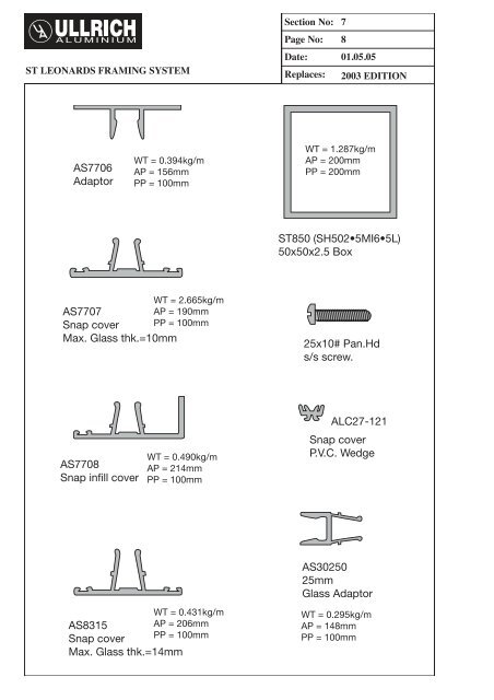 Commercial Framing Systems - Ullrich Aluminium