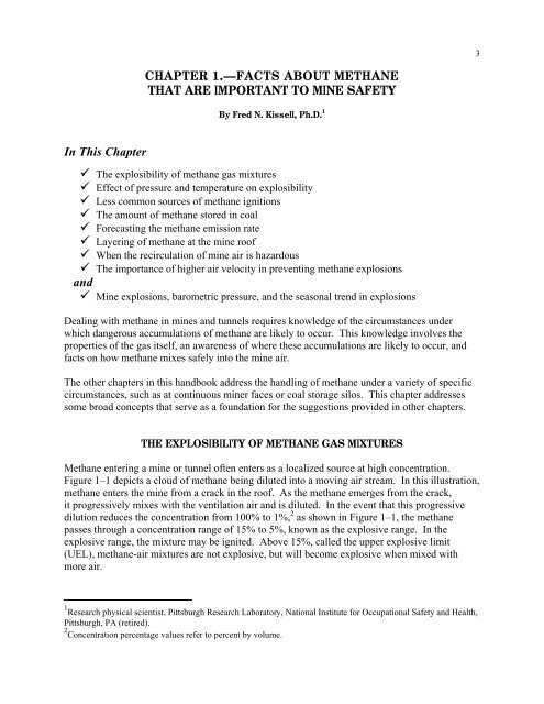 Handbook for Methane Control in Mining - AMMSA