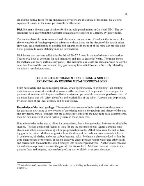 Handbook for Methane Control in Mining - AMMSA