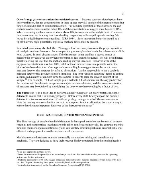 Handbook for Methane Control in Mining - AMMSA