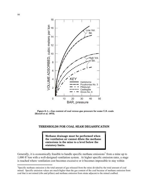 Handbook for Methane Control in Mining - AMMSA