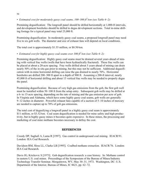 Handbook for Methane Control in Mining - AMMSA