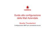Mozilla Thunderbird - IMAP sicura - Vodafone