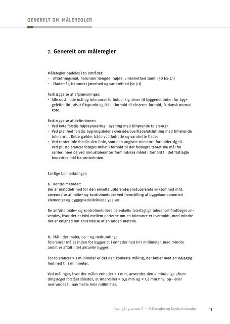 Hvor gÃ¥r grÃ¦nsen? MÃ¥leregler og kontrolmetoder (pdf) - Tolerancer