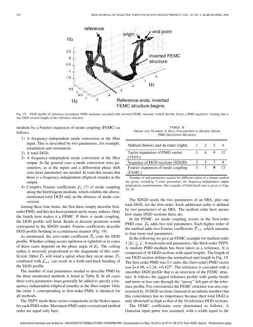 PMD in High-Bit-Rate Transmission and Means for Its Mitigation