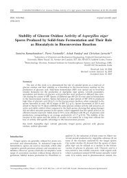 Stability of Glucose Oxidase Activity of Aspergillus niger Spores ...